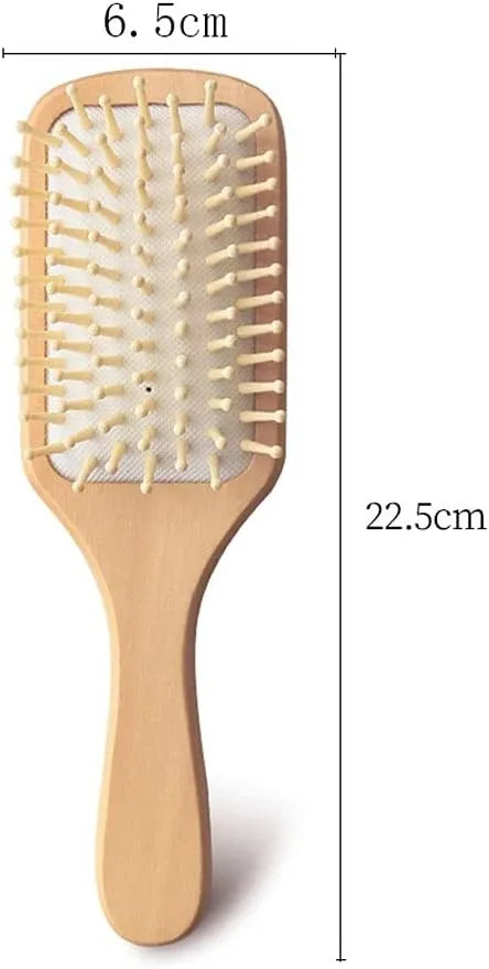 Wooden hairbrush