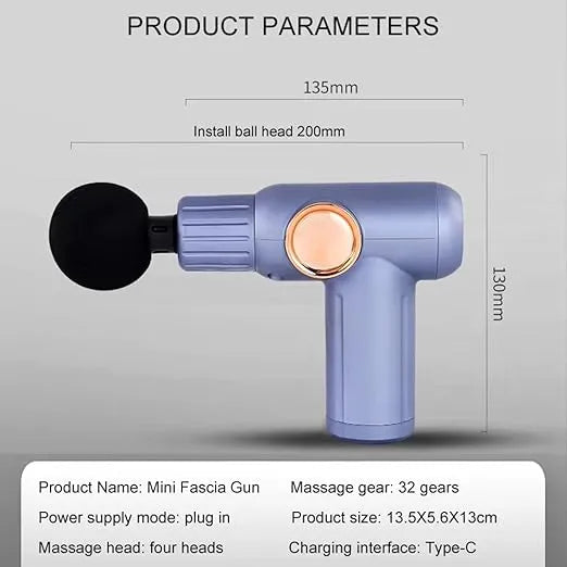 Smart fascia gun massager