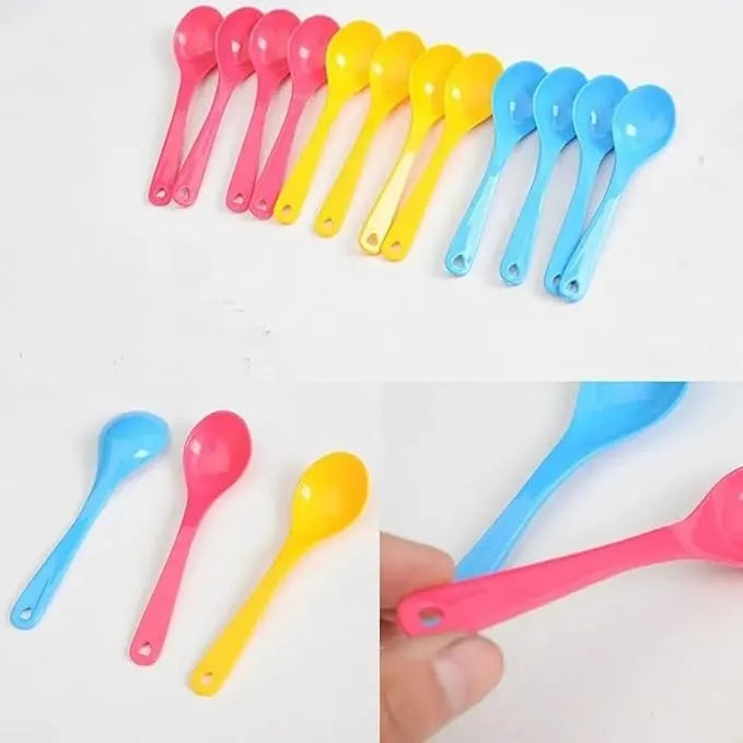 12pcs Plastic Baby Spoon Set