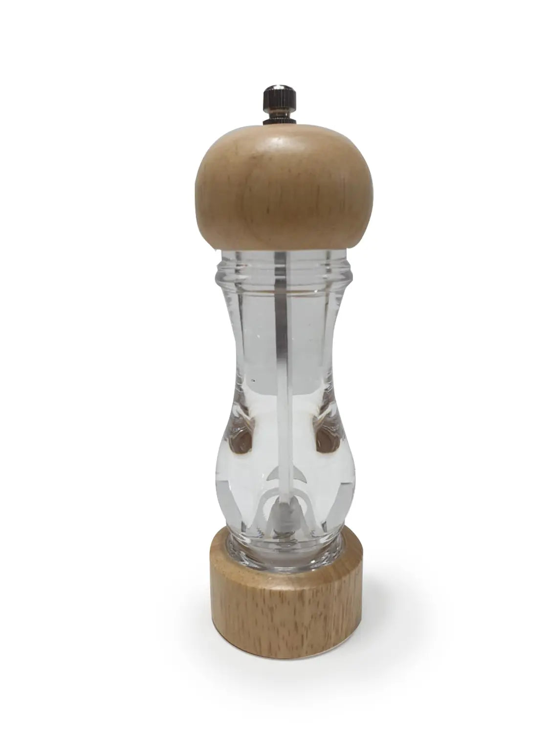 Acrylic pepper grinder