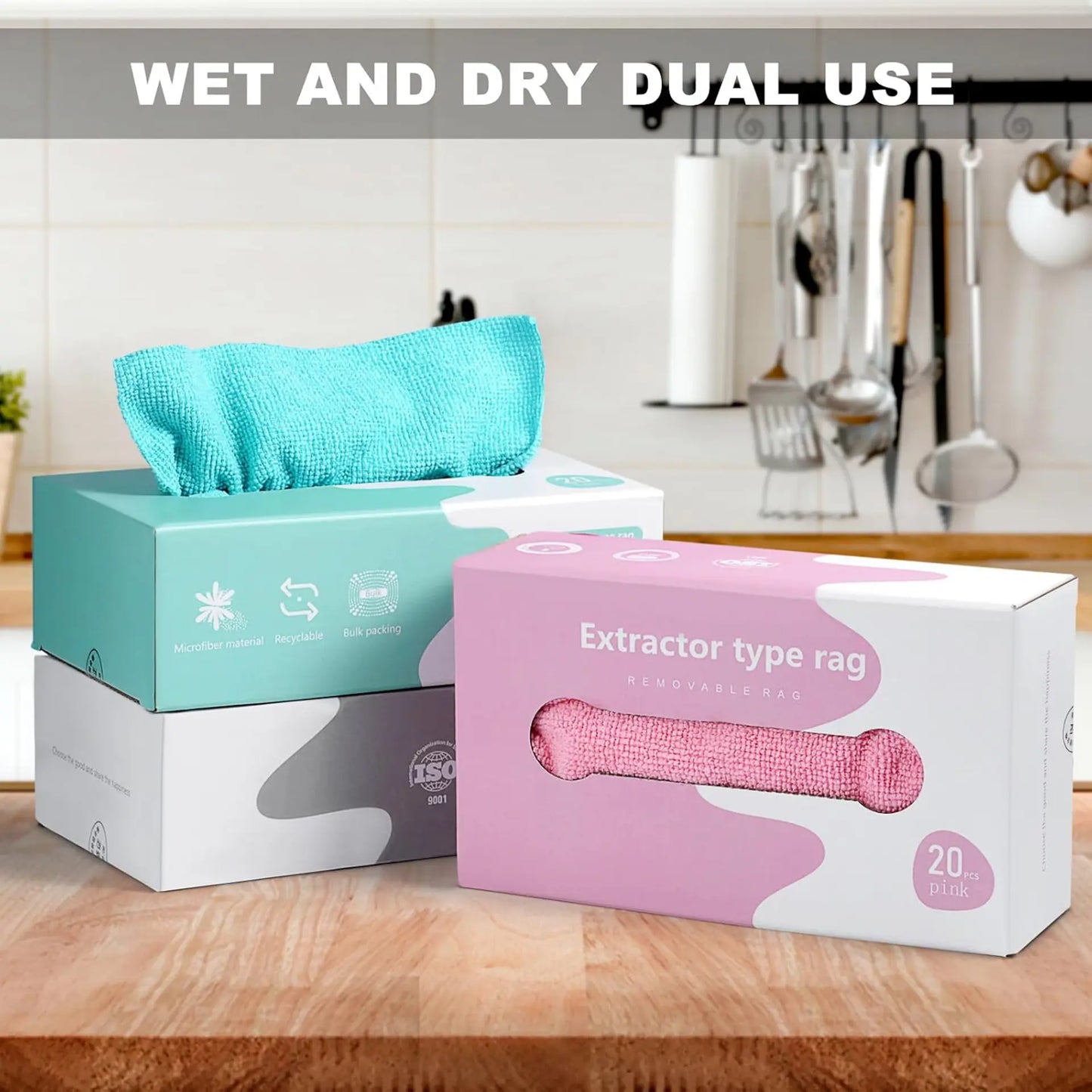 علبة فوطة مطبخ ميكروفايبر 20ق