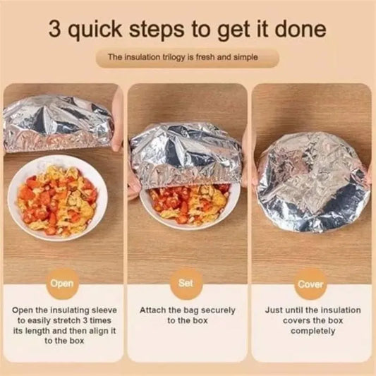 Aluminum food storage covers