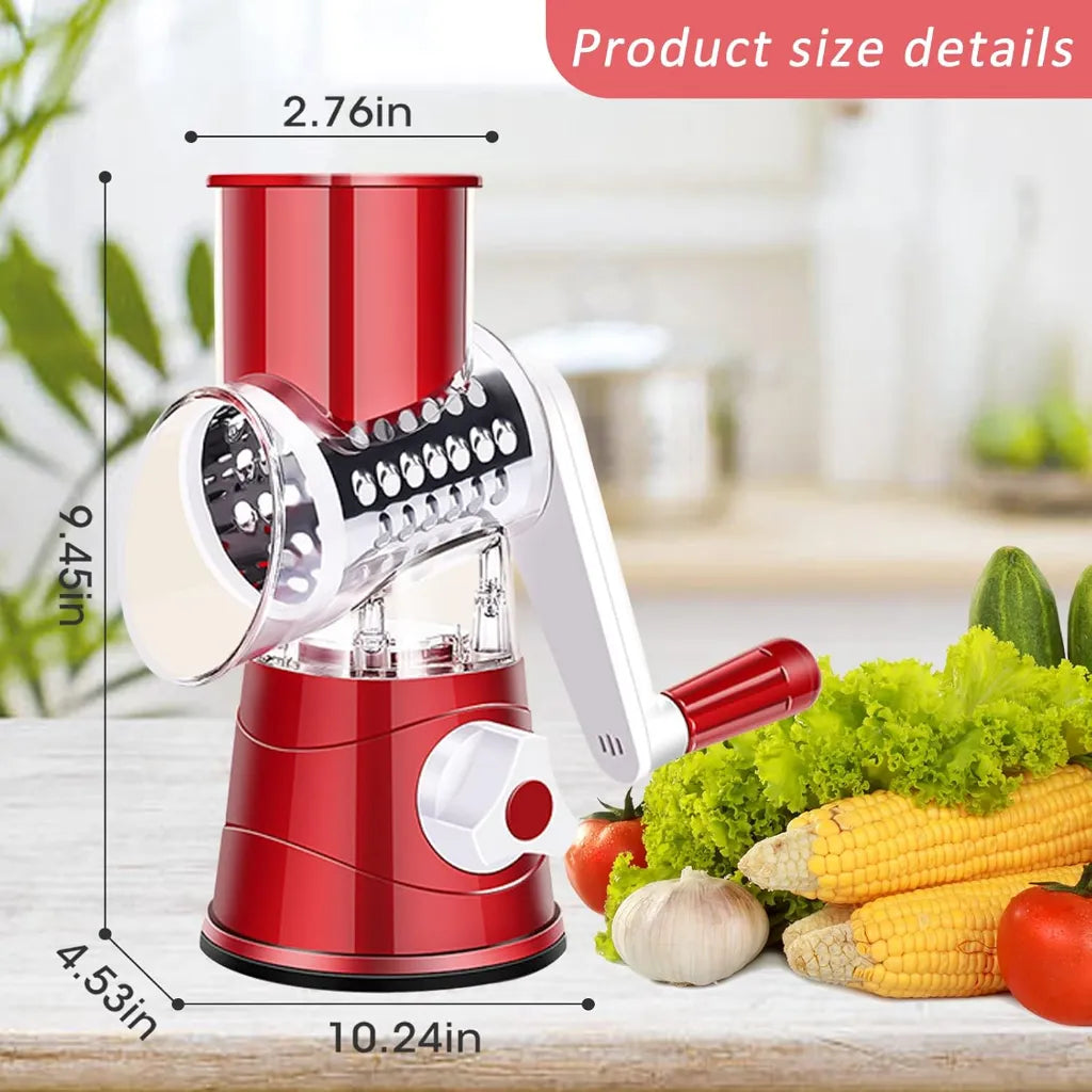 Rotary Mandoline Vegetable Slicer