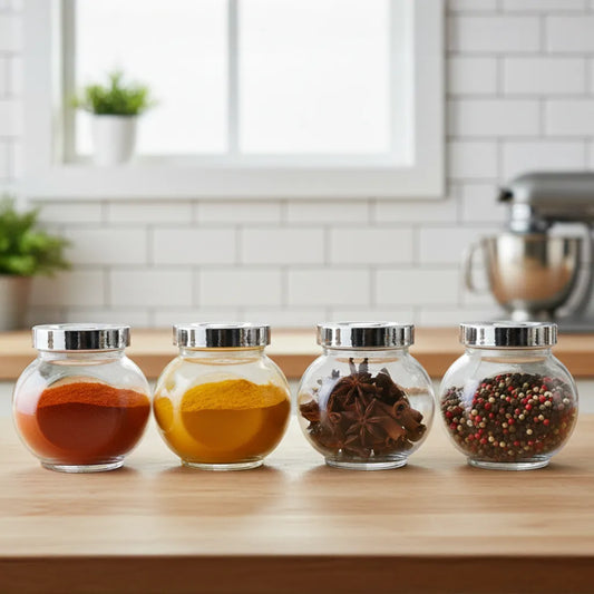 Set of 4 spice jars