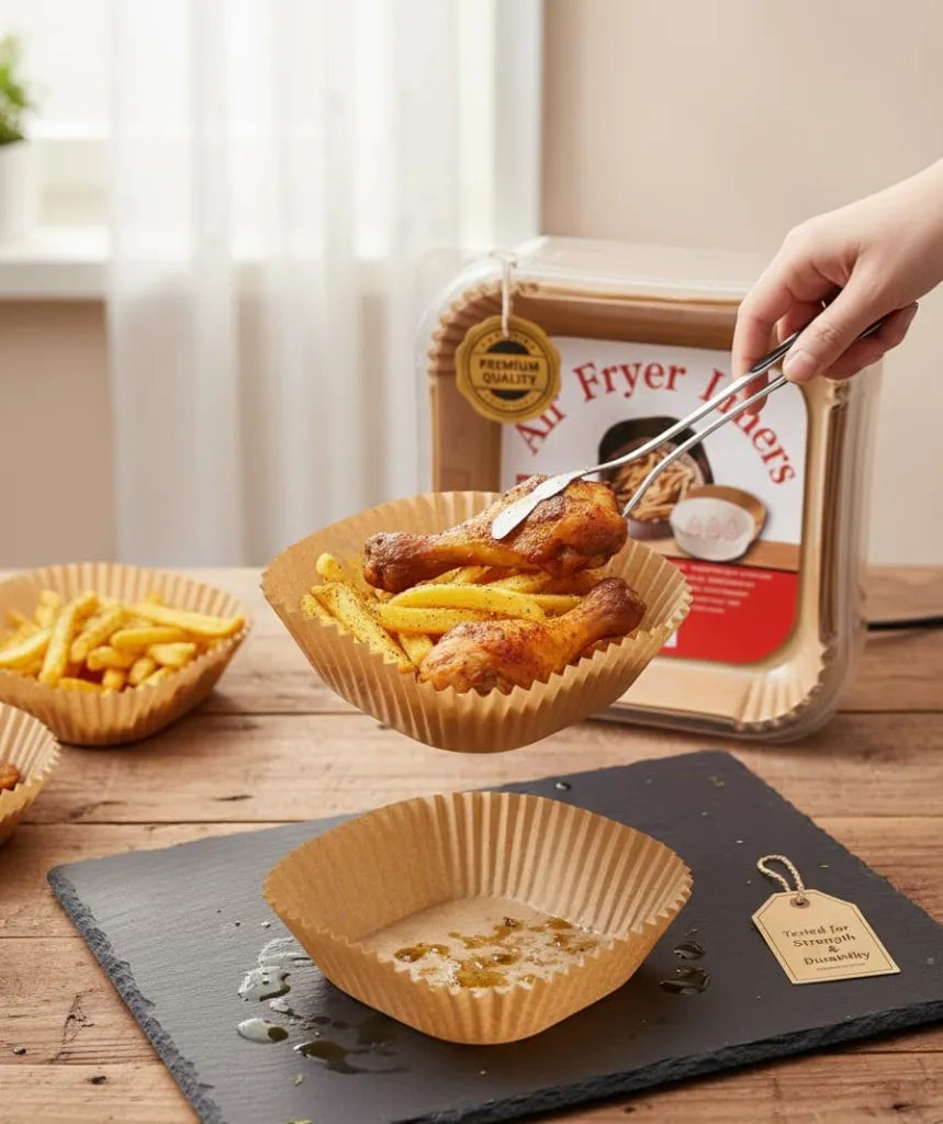 Square Air Fryer Liners 200mmX45mm