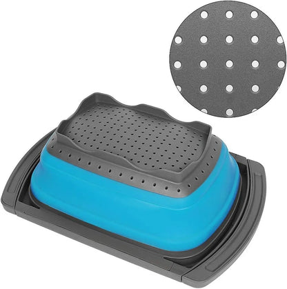 over the sink collapsible strainer