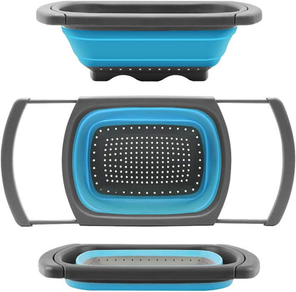over the sink collapsible strainer