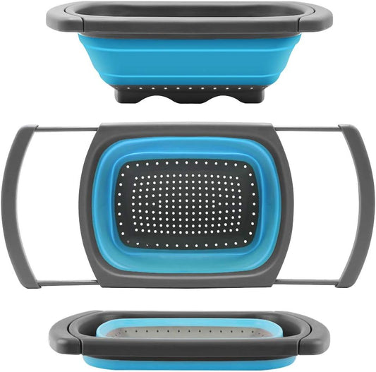 over the sink collapsible strainer