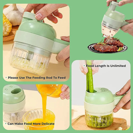 Electric Vegetable Cutter Set 1*5