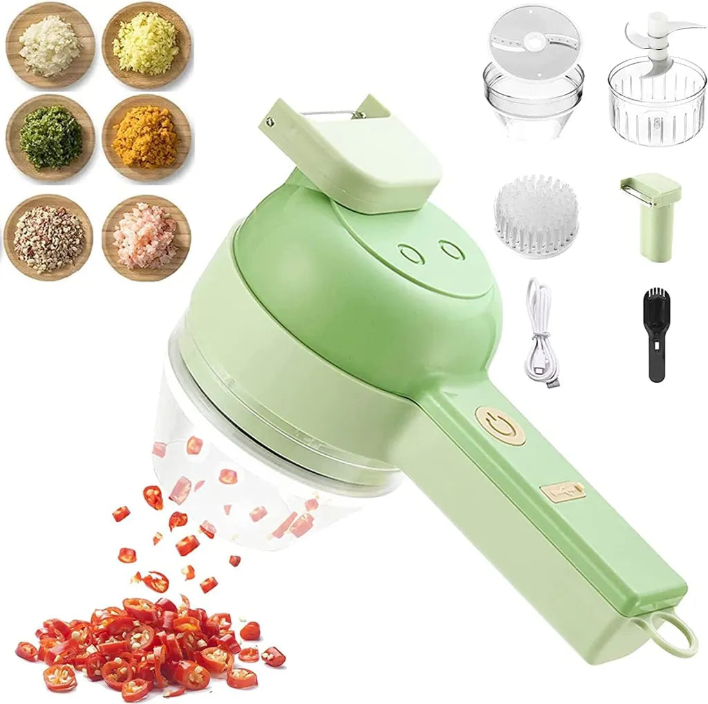Electric Vegetable Cutter Set 1*5