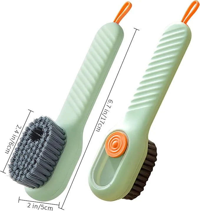Multifunctional liquid shoe brush