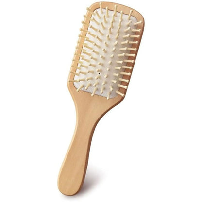 Wooden hairbrush