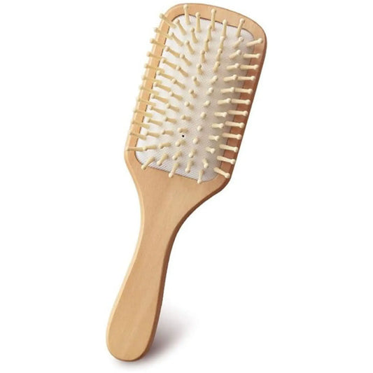 Wooden hairbrush