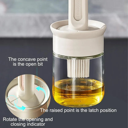 موزع زيت مع فرشاة