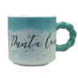 Small Mug, Light Blue and Red 16985