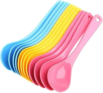 12pcs Plastic Baby Spoon Set