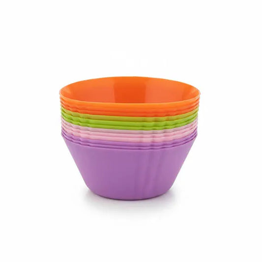 12-pc cupcake silicon mold