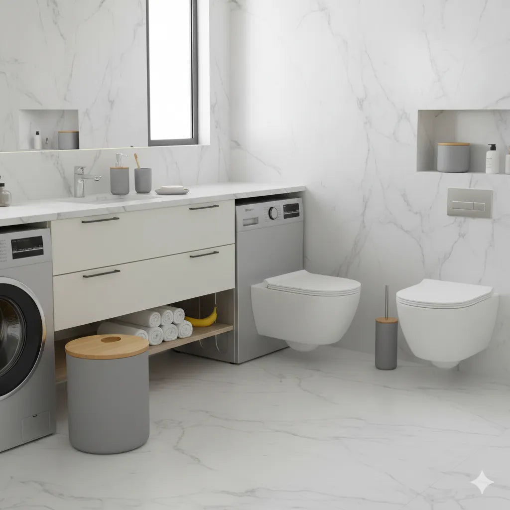 6 Piece Bathroom Set