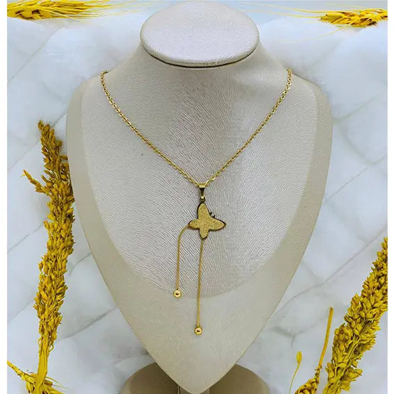 Stainless steel necklace (Gold)