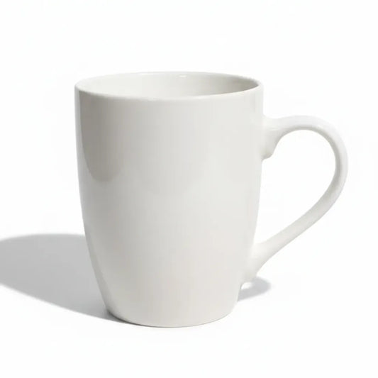 Plain white ceramic Tea/Coffee  mug