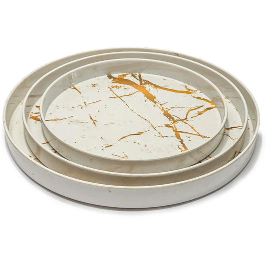 طقم صوانى مدور 3ق