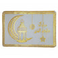 Ramadan Plastic Table Linen with Gold Embroidery #1