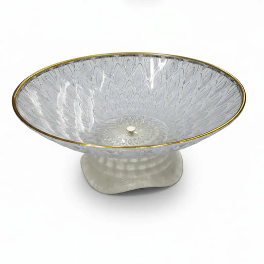 Acrylic Crystal-style decorative serving plate Small