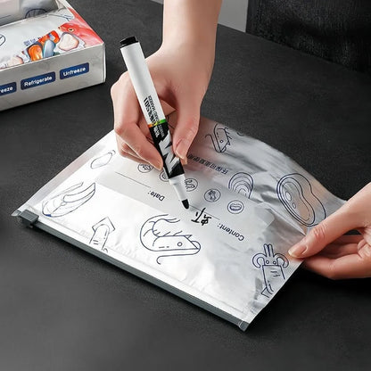 Aluminum foil sliding lock Fresh-Keeping Bag 4271