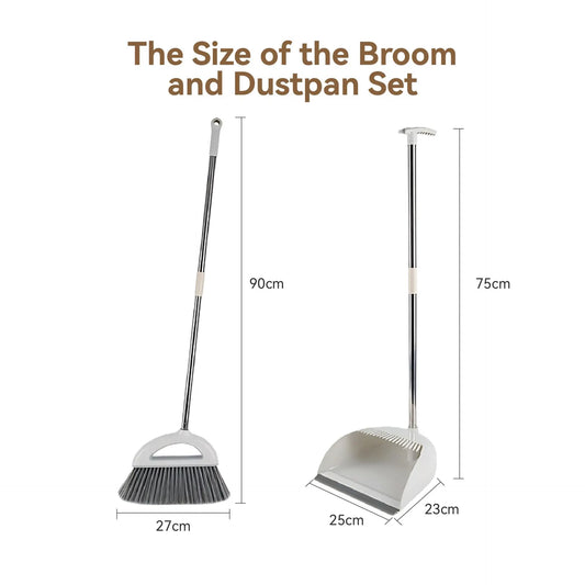 Broom and dustpan set