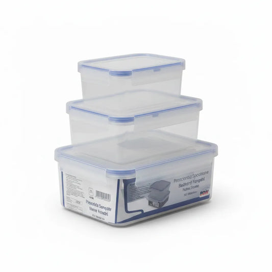 Set of 3 refrigerator containers