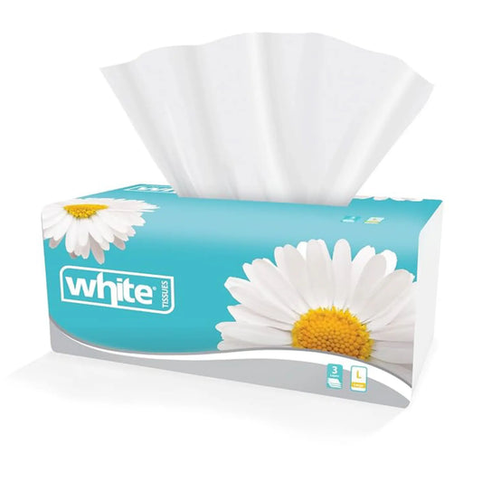 White 3ply tissue paper 500