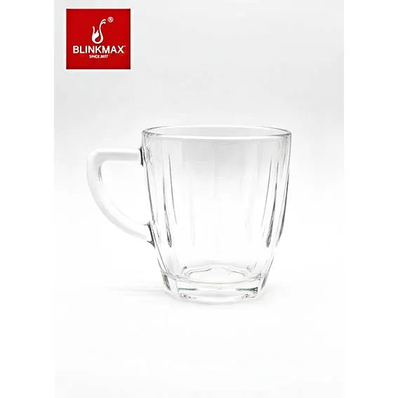 Set of 6 Ribbed Conical Mugs BLINKMAX