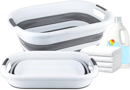 Collapsible Silicon Laundry Basket 38L