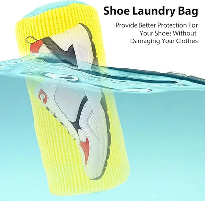 Shoe washing machine bag