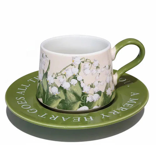 Ceramic Mug+plate SHEIN 5235