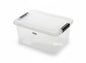 Clear plastic storage container 16L