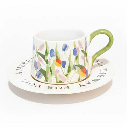 Ceramic Mug+plate SHEIN 5235