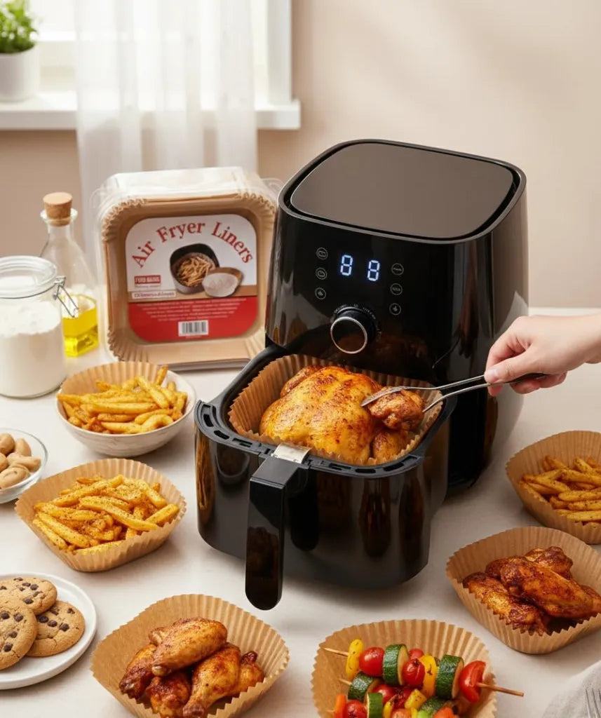 Square Air Fryer Liners 200mmX45mm