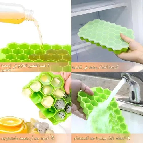 Silicone ice cube trays with Lid