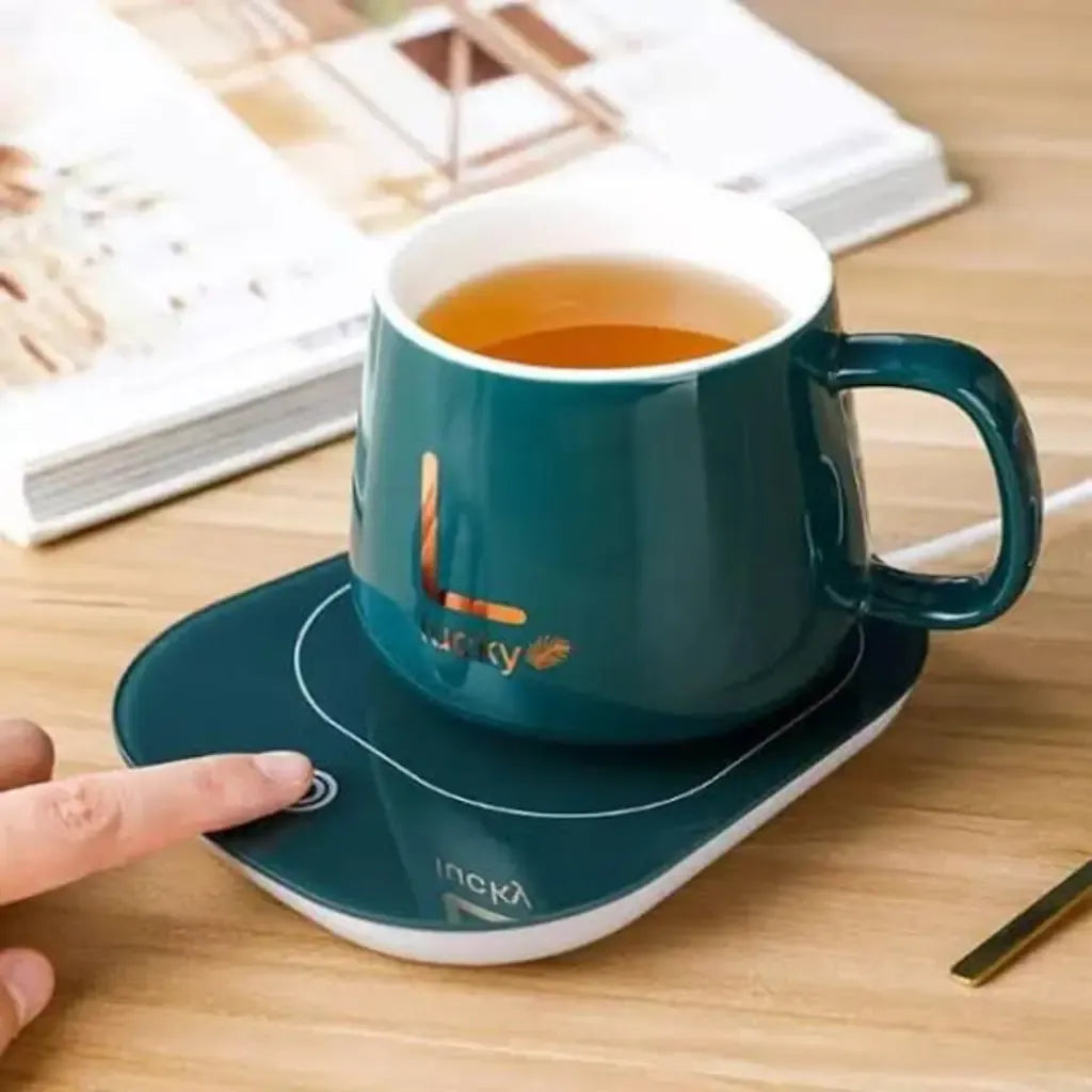 Ceramic Mug + Heating Base