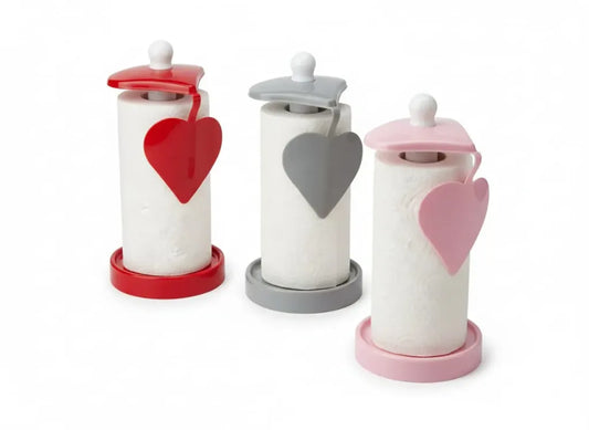 Plastic kitchen roll holder