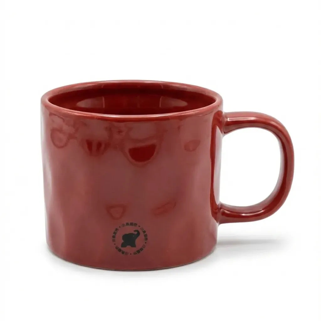 3D wide ceramic mug
