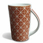 Tall Ceramic-modern Geometric Bronze mug