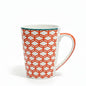 Tall Ceramic-modern mug Hexagon patterns
