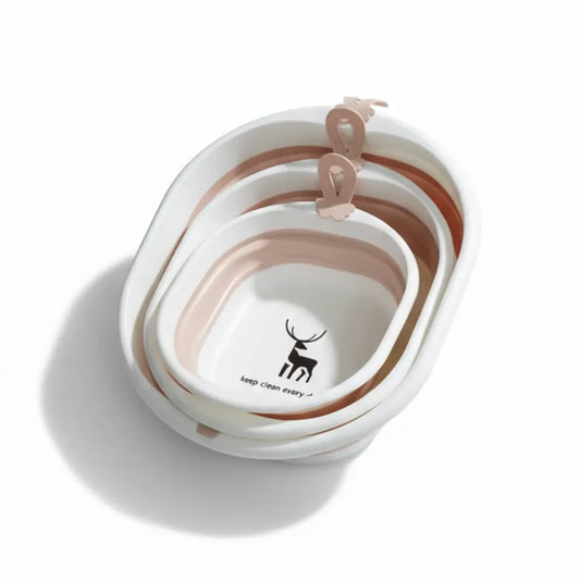 Set of 3 silicone collapsible containers