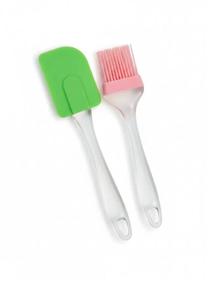 Set of Spatula and Brush
