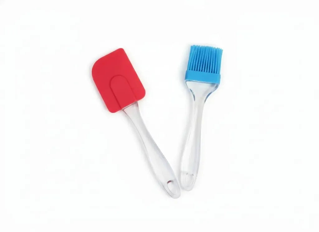 Set of Spatula and Brush