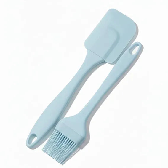 Set of Spatula and Brush