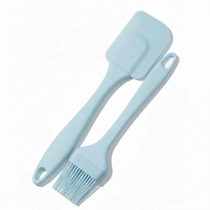 Set of Spatula and Brush