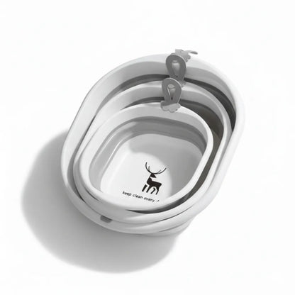 Set of 3 silicone collapsible containers